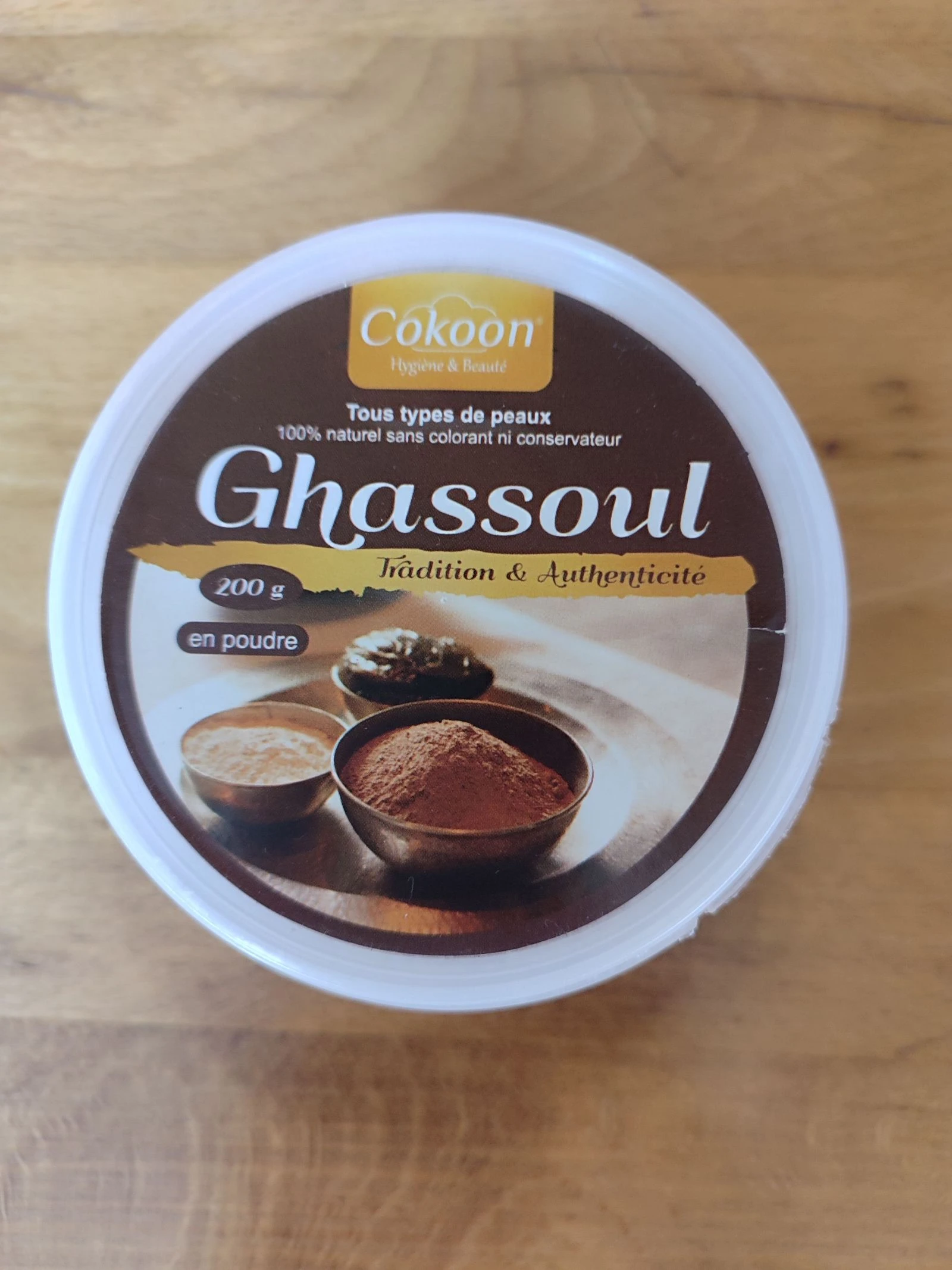GHASSOUL - Pot 200g pour masque peau et cheveux 